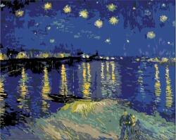 Zuty Pictură pe numere Noapte înstelată peste Rhône (Van Gogh) (1536231) Carte de colorat