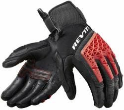 Rev'it! Gloves Sand 4 Negru/Roșu 2XL Mănuși de motocicletă (FGS173-1200-XXL)