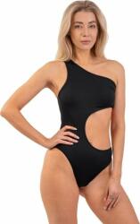 NEBBIA One Shoulder Asymmetric Monokini Black S (4590120) Costum de baie dama