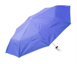  Esernyő összecsukható kézi nyitású, kék, belül ezüst színű