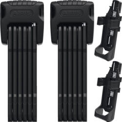 ABUS Bordo Granit X-Plus 6500K/90 BK SH Twinset hajtogatható kerékpár lakat szett (10061499-01)