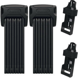 ABUS Bordo BIG 6000K/120 BK SH X-Plus TwinSet hajtogatható kerékpár lakat szett (10067465-01)