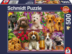 Schmidt Dog in the shelves, 500 db (58973) Hunde im Regal (CGC19767-182)