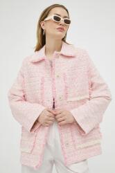 Samsoe Samsoe rövid kabát női, rózsaszín, átmeneti - rózsaszín S