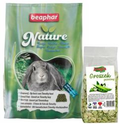 Beaphar Nature Rabbit Super Premium állateledel 3kg + Zúzott borsó 130g