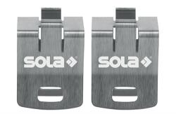 SOLA RED Clip Rögzítő megoldás a Red vízmérték családhoz öles- és lehúzólécekre szerelhető, 1 készlet = 2db (01999901)