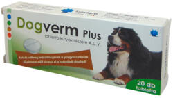  Dogverm Plus tabletta kutyák részére A. U. V. 10 db