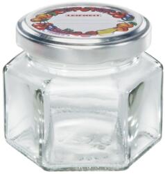 Leifheit hexagonális befőttesüveg, 106 ml