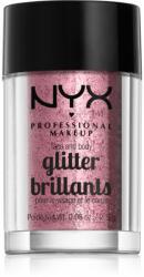 NYX Cosmetics Face & Body Glitter Brillants Arc és test csillám árnyalat 02 Rose 2.5 g