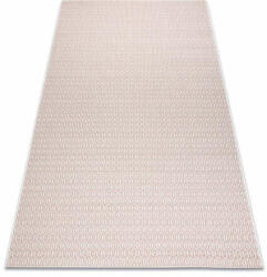 My carpet company kft Fonott sizal flat szőnyeg 48603/526 Szemek krém rózsaszín 140x200 cm (B746)
