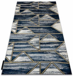My carpet company kft Modern De Luxe 462 Geometriai - Sötétkék / Arany 160X220 cm Szőnyeg (GR4370)