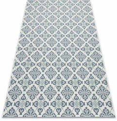 My carpet company kft Fonott sizal color szőnyeg 19246/969 Virágok Fehér 200x290 cm (B474)