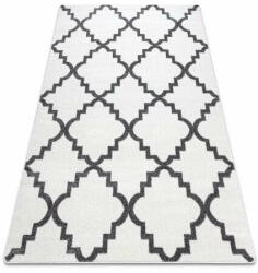 My carpet company kft Sketch szőnyeg - F343 krém / szürke Lóhere Marokkói Trellis 160x220 cm (GR2173)