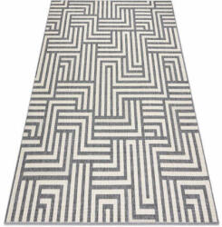 My carpet company kft Szőnyeg SPRING 20421332 labirintus szizál, hurkolt - krém / szürk (B1248)