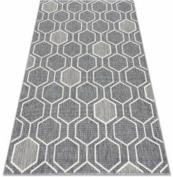 My carpet company kft Szőnyeg SPRING 20404332 Hatszög szizál, hurkolt - szürke 200x290 cm (B1289)
