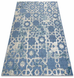 My carpet company kft Szőnyeg SOLE D3881 lapos szövött kék / bézs 140x190 cm (BA051)