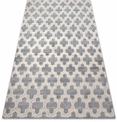 My carpet company kft CORE szőnyeg W6764 Lóhere Marokkói Trellis - Structural, két szintű, szürke / krém 200x290 cm (AT4047)
