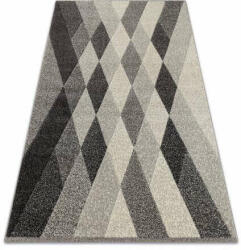 My carpet company kft Feel szőnyeg 5674/16811 GYÉMÁNT szürke / antracit / krém 140x190 cm (MO020)