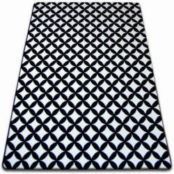 My carpet company kft Sketch szőnyeg - F757 krém/fekete- Gyémánt 160x220 cm (GR1675)