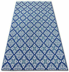 My carpet company kft Fonott sizal color szőnyeg 19246/699 Virágok Kék 140x200 cm (B477)
