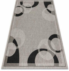 My carpet company kft Fonott sizal floorlux szőnyeg 20078 ezüst / fekete 200x290 cm (DEV278)
