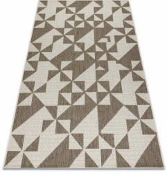 My carpet company kft Fonott sizal floorlux szőnyeg 20489 pezsgő / taupe HÁROMSZÖGEK 20 (DEV744)