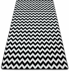 My carpet company kft Sketch szőnyeg - F561 krém/fekete- Cikcakk 160x220 cm (GR1671)