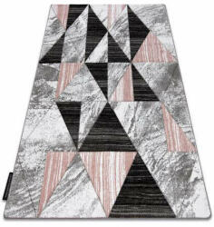 My carpet company kft ALTER szőnyeg Nano háromszögek rózsaszín 200x290 cm (GR3188)