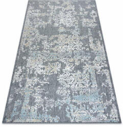 My carpet company kft Szőnyeg SOLE D3812 lapos szövött szürke / bézs 140x190 cm (BA044)