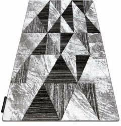 My carpet company kft ALTER szőnyeg Nano háromszögek szürke 120x170 cm (GR2870)