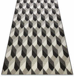 My carpet company kft Fonott sizal flat szőnyeg 48624/690 TAKARÓKA 3D 200x290 cm (B355)