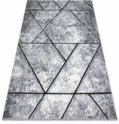 My carpet company kft Modern COZY szőnyeg 8872 Wall, Geometriai, háromszögek - szürke / kék 180x270 cm (O059)