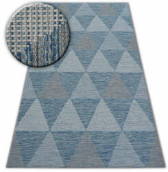 My carpet company kft Fonott sizal szőnyeg LOFT 21132 HÁROMSZÖGEK elefántcsont/ezüst/ké (DEV1070)