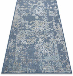My carpet company kft Szőnyeg SOLE D3811 lapos szövött kék / bézs 160x220 cm (BA056)