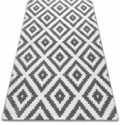 My carpet company kft Sketch szőnyeg - F998 krém / szürke - Négyzetek Ruta 180x270 cm (GR2169)