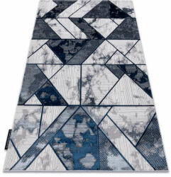 My carpet company kft Modern De Luxe 632 Geometriai - Krém / Sötétkék 140X190 cm Szőnyeg (GR4353)