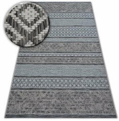 My carpet company kft Fonott sizal szőnyeg LOFT 21118 boho elefántcsont/ezüst/szürke 200x290 cm (DEV1079)