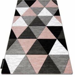 My carpet company kft ALTER szőnyeg Rino háromszögek rózsaszín 140x190 cm (GR3139)