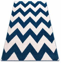 My carpet company kft Sketch szőnyeg - FA66 kék/fehér - Cikcakk 140x190 cm (GR2486)
