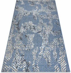 My carpet company kft Szőnyeg SOLE D3841 hexagoane lapos szövött kék / bézs 180x270 cm (BA071)
