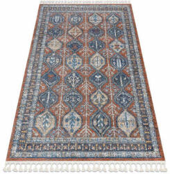 My carpet company kft Modern szőnyeg BELLE BG60A sötétkék / bézs Rojt 120x170 cm (E030)