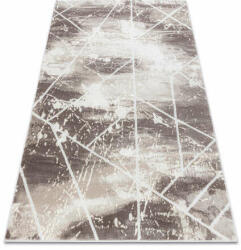 My carpet company kft CORE szőnyeg 1818 Geometriai - Structural, két szintű, elefántcsont / fehér 160x220 cm (AT4186)