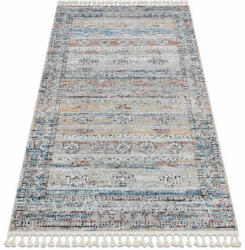 My carpet company kft Modern szőnyeg BELLE BN25A bézs / kék Rojt 120x170 cm (E031)