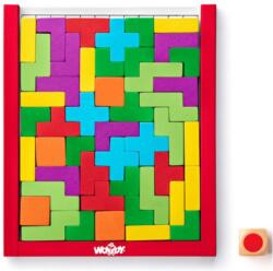 Woodyland Színes fa tetris kirakó játék - Woodyland (91918)