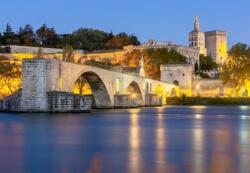 Bluebird Puzzle 90375 - Pont Saint Benezet, Pont d'Avignon - 1000 db-os puzzle (90375)