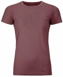 Ortovox 120 Tec Lafatscher Topo T-Shirt W Mountain Rose L Tricou (8802300014)