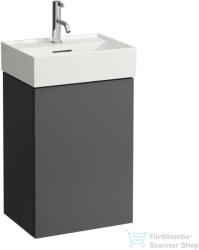 Laufen Kartell 43, 5 cm széles 1 ajtós fali szekrény H815330 mosdóhoz, jobbos, pala szürke H4075040336421 (H4075040336421)