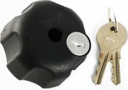 RAM Mounts Key Lock Knob with Brass Insert for B Size Socket Arms Suport moto telefon, GPS (RAM-KNOB3LU)