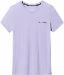 Smartwool Women's Explore the Unknown Graphic Short Sleeve Tee Slim Fit Ultra Violet M Tricou (SW016931L46M)