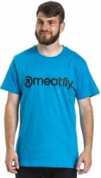 Meatfly Logo T-Shirt Ocean Albastru S T-Shirt (MF-22000119-S)